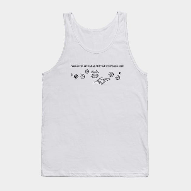 Solar System Tank Top by valentinahramov